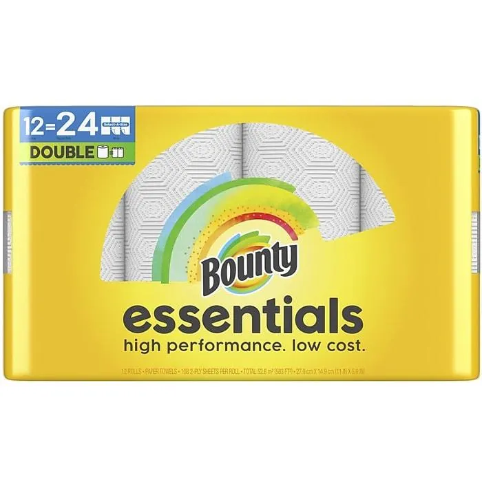 Bounty Essentials Select-A-Size Double Roll Paper Towels,