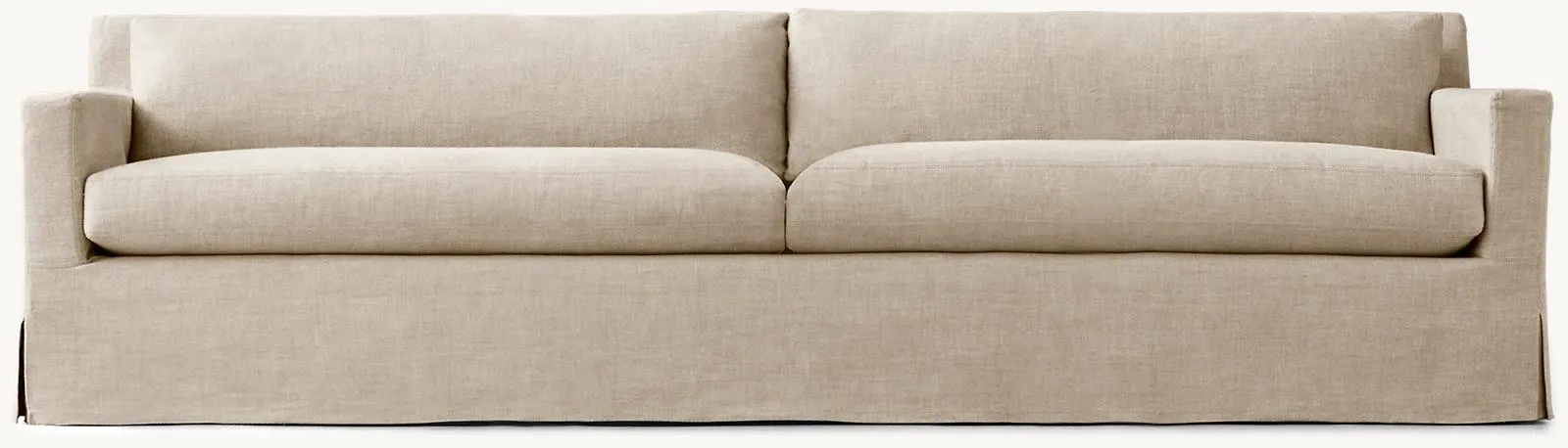 Belgian Track Arm Slipcovered Sofa