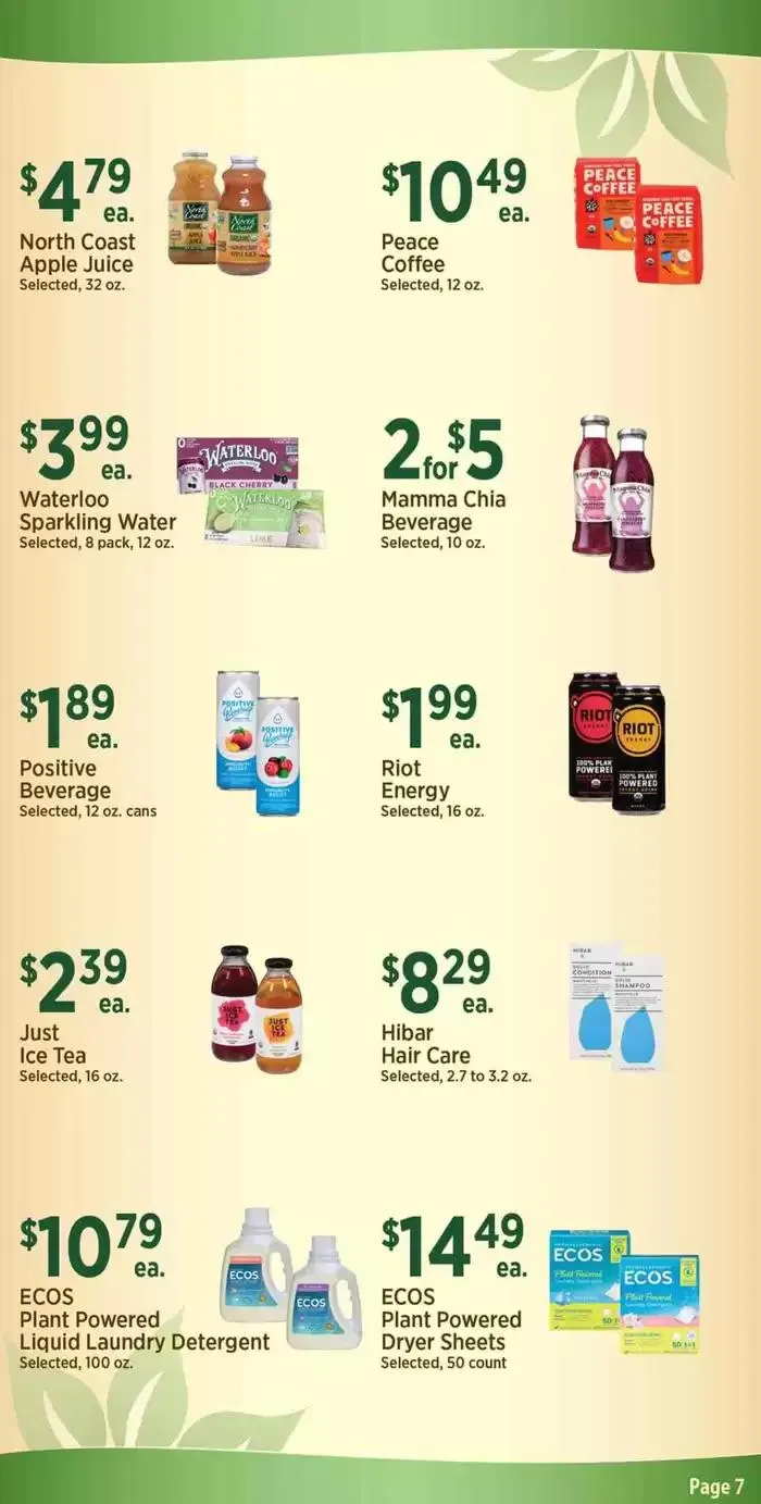 Weekly ad Yoke's Fresh Market Nature's Corner from March 26 to April 22 2025 - Page 7