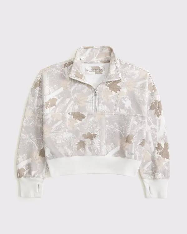 essential sunday half-zip sweatshirt