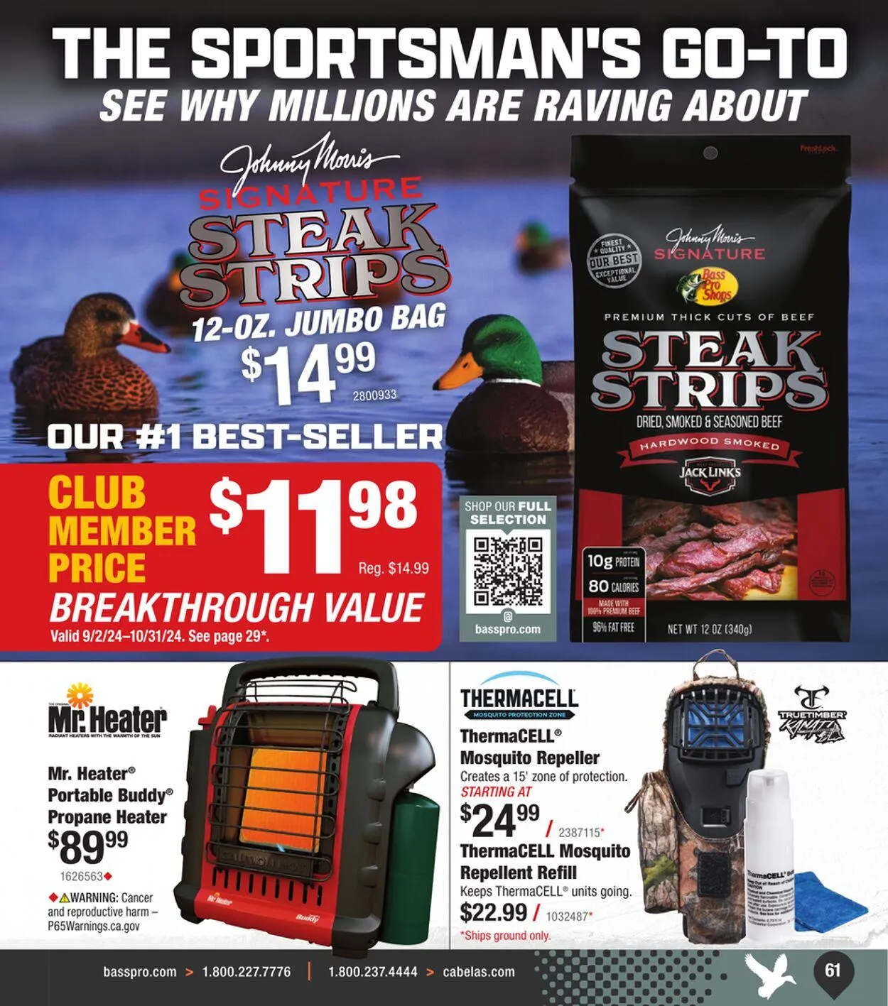 Weekly ad Bass Pro Current weekly ad from September 11 to September 25 2024 - Page 61