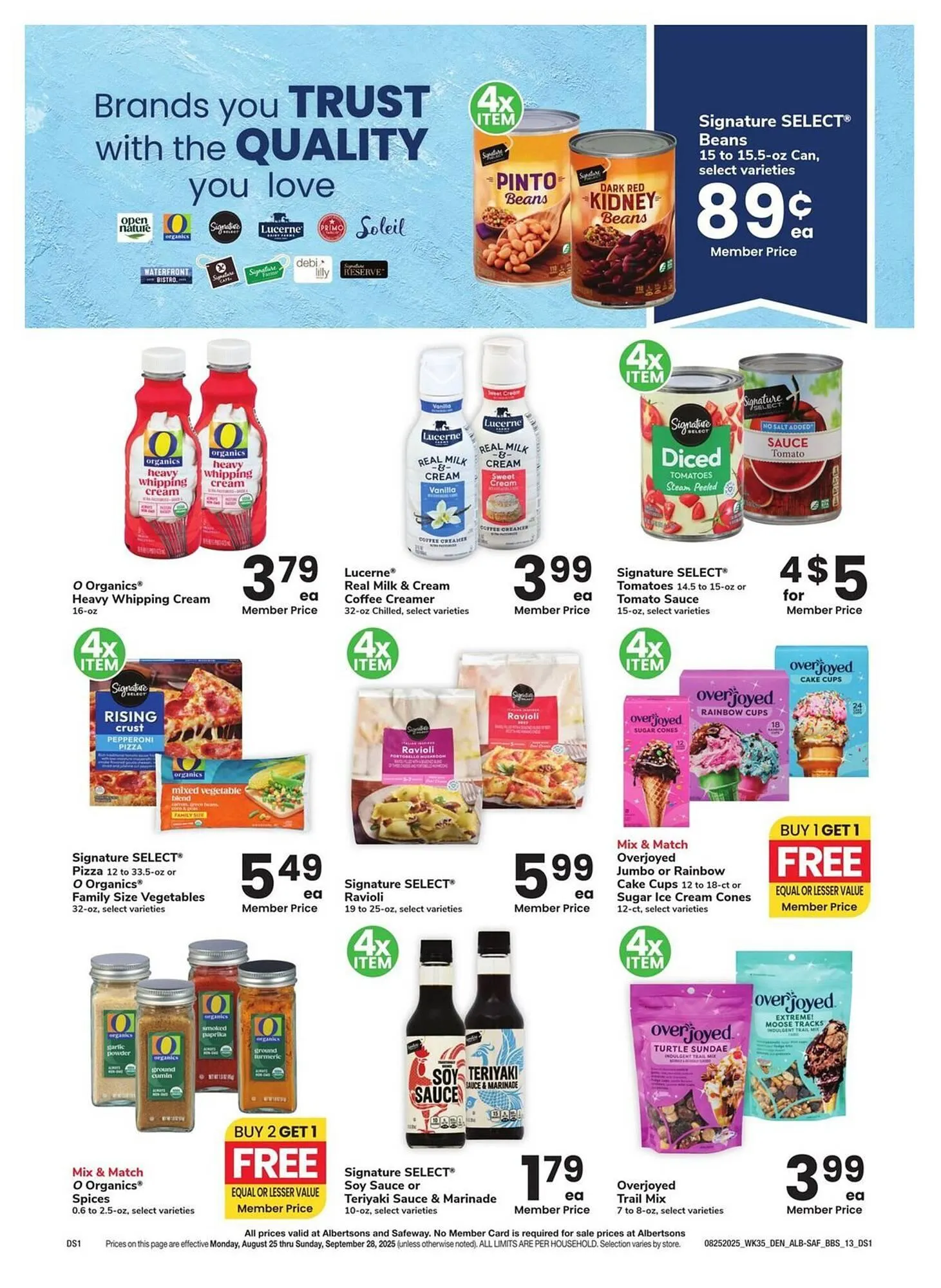 Weekly ad Albertsons Weekly Ad from August 25 to September 28 2025 - Page 13