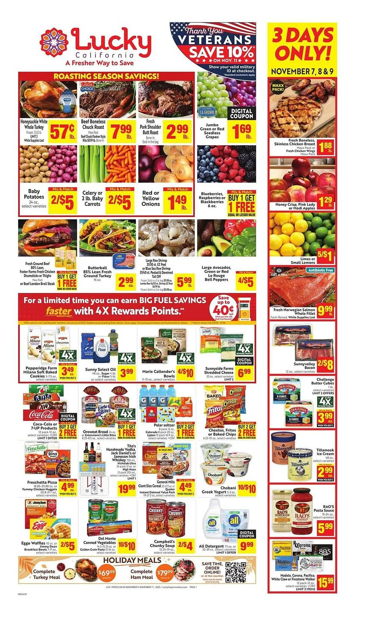 Weekly ad Lucky Supermarkets weekly ad from November 5 to November 11 2025 - Page 1