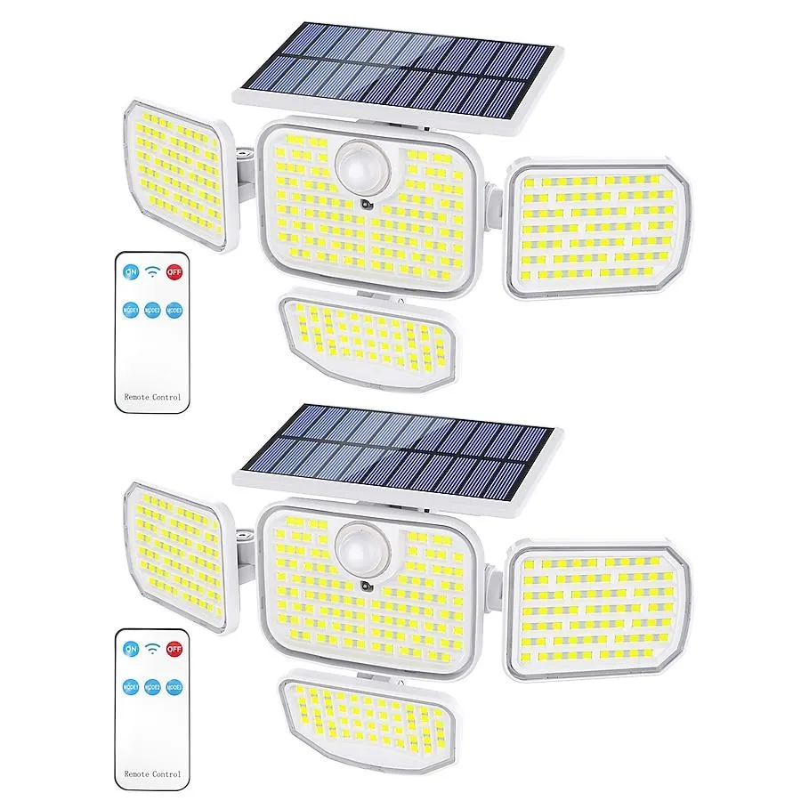 Avatar Controls Solar Outdoor Lights 700 -Lumens 1.7 -Watt Avatar Controls Low voltage Cool White Solar LED Flood light Motion Sensor