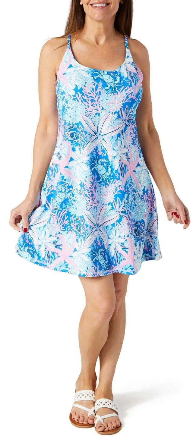 Simply Southern Juniors Reef Printed Dress