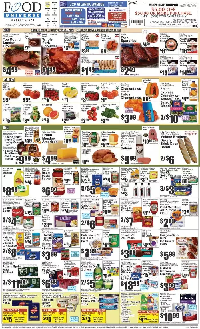Weekly ad Current special promotions from April 4 to April 10 2025 - Page 1