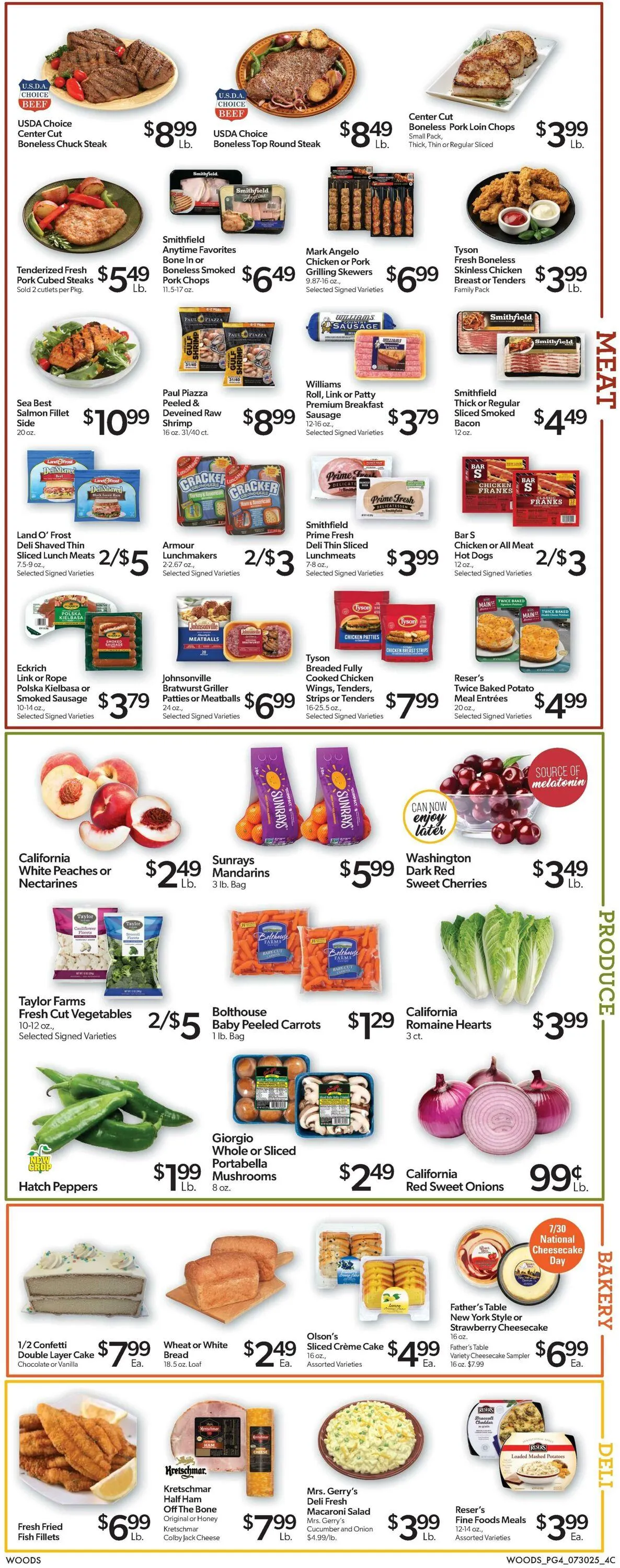 Weekly ad Woods Supermarket from July 30 to August 5 2025 - Page 4