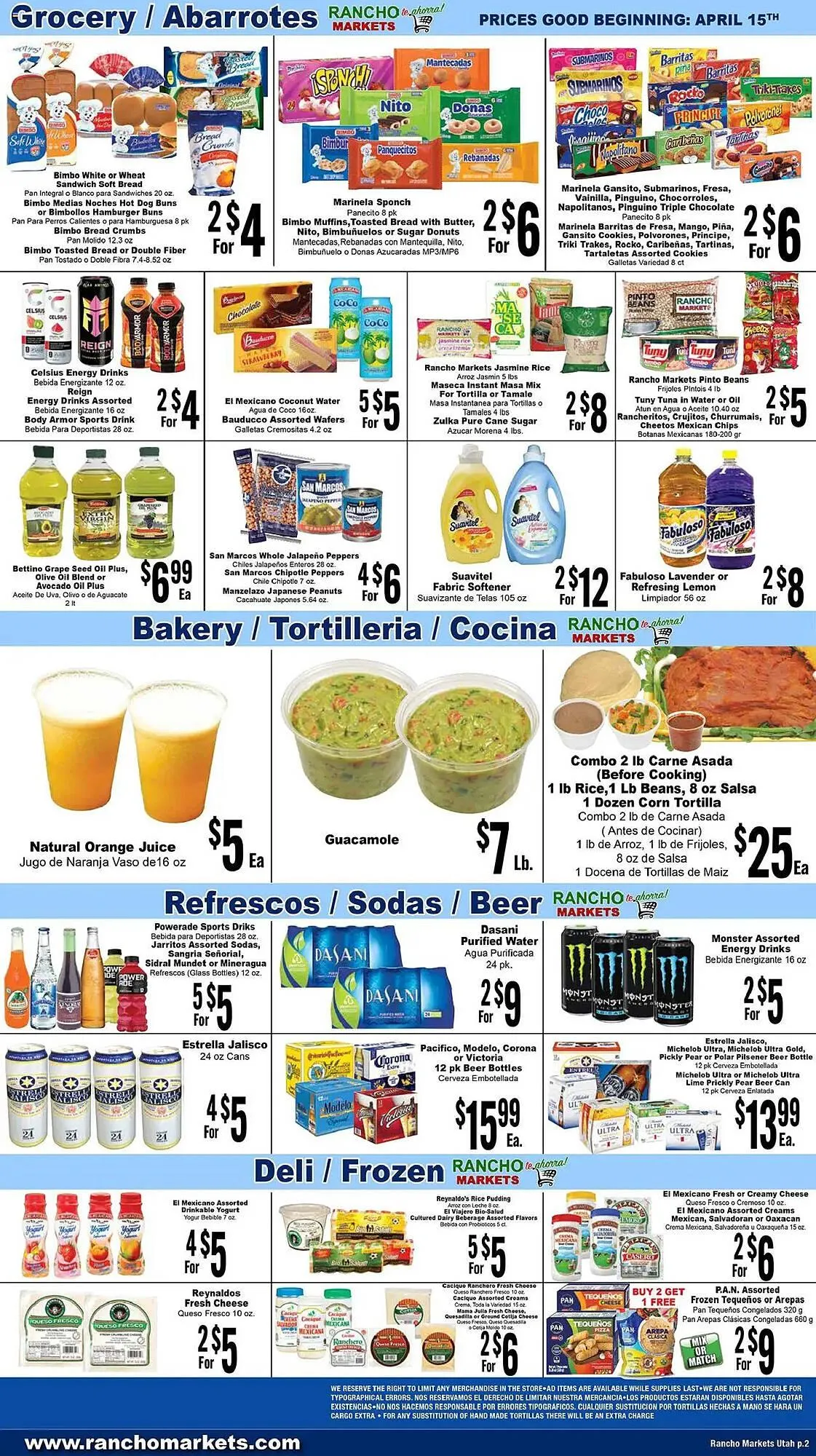 Weekly ad Rancho Markets Weekly Ad from April 15 to April 21 2025 - Page 2