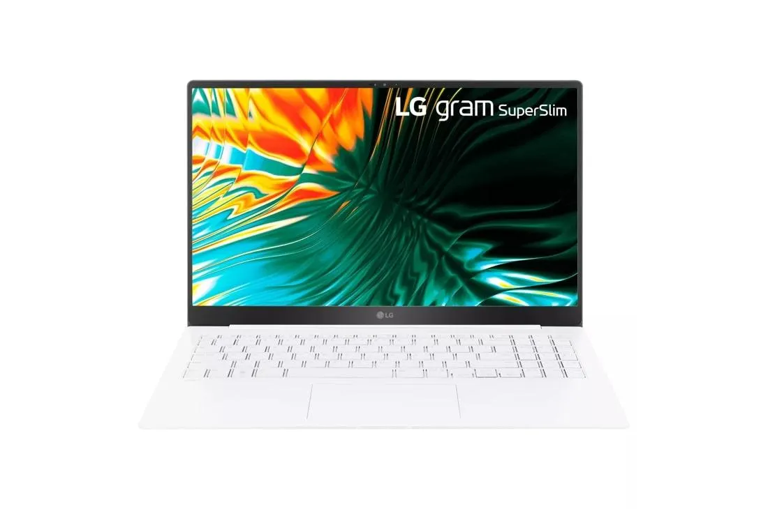 LG gram SuperSlim 15.6” OLED Laptop, Intel® Core™ Ultra 5 processor, Windows 11 Home, 16GB RAM, 512GB SSD, White