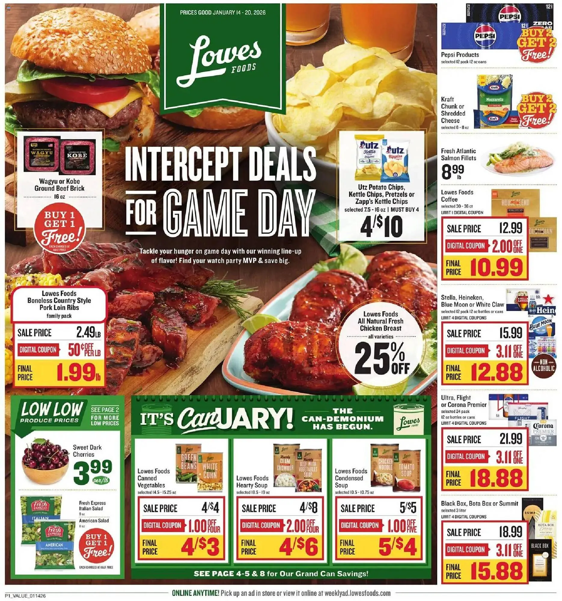 Weekly ad Lowes Foods weekly ad from January 14 to January 21 2026 - Page 1