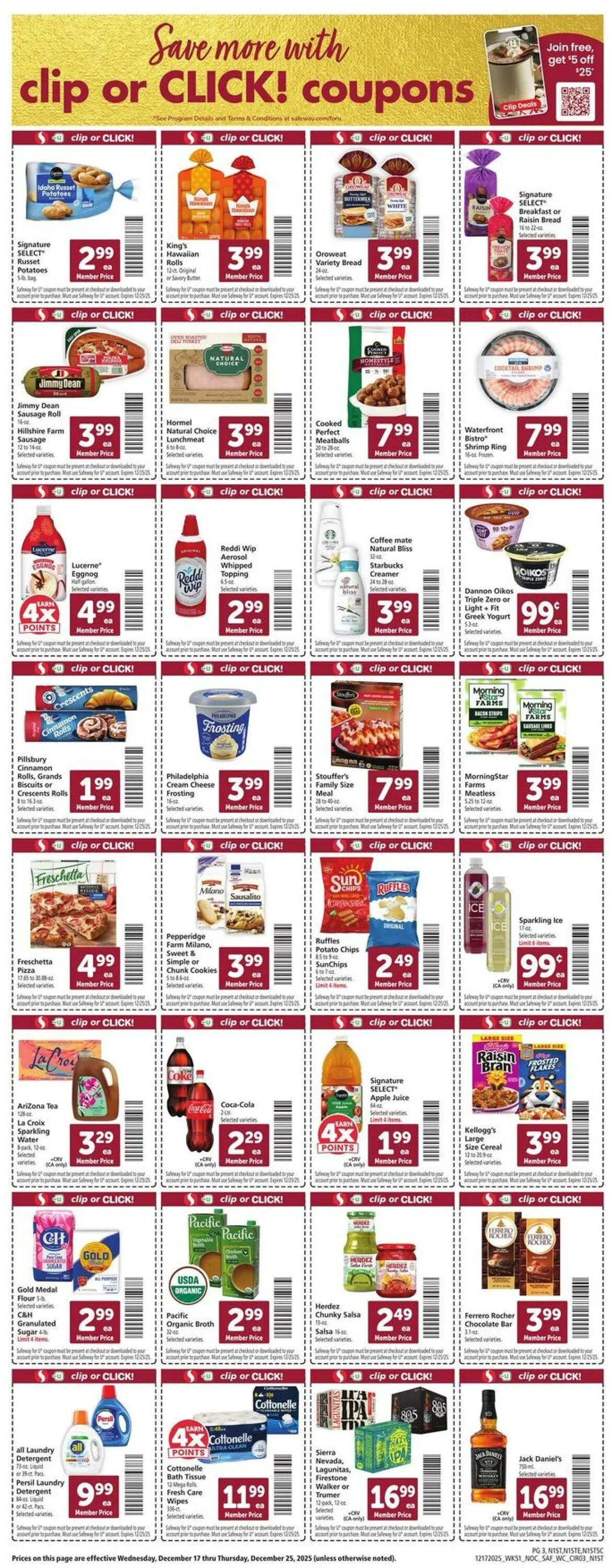 Weekly ad Safeway Current weekly ad from December 17 to December 25 2025 - Page 5