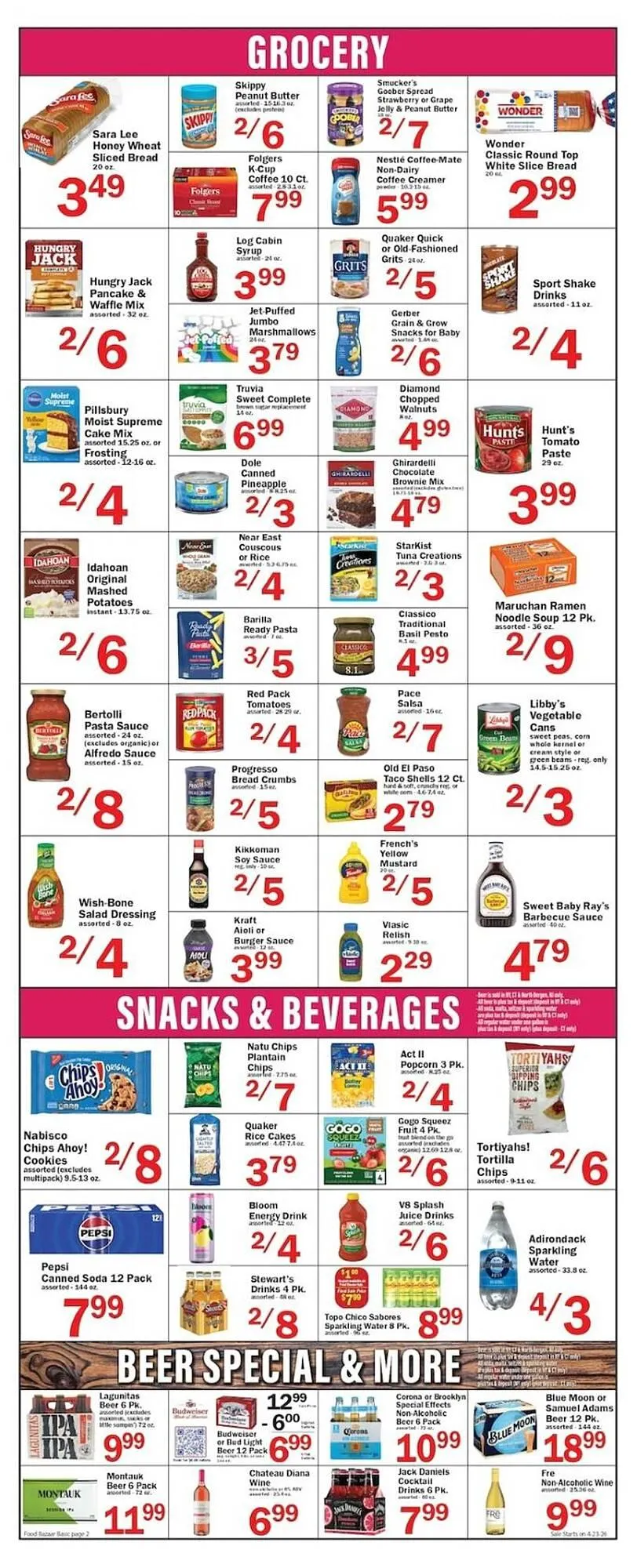 Weekly ad Food Bazaar circular from April 23 to April 29 2026 - Page 2