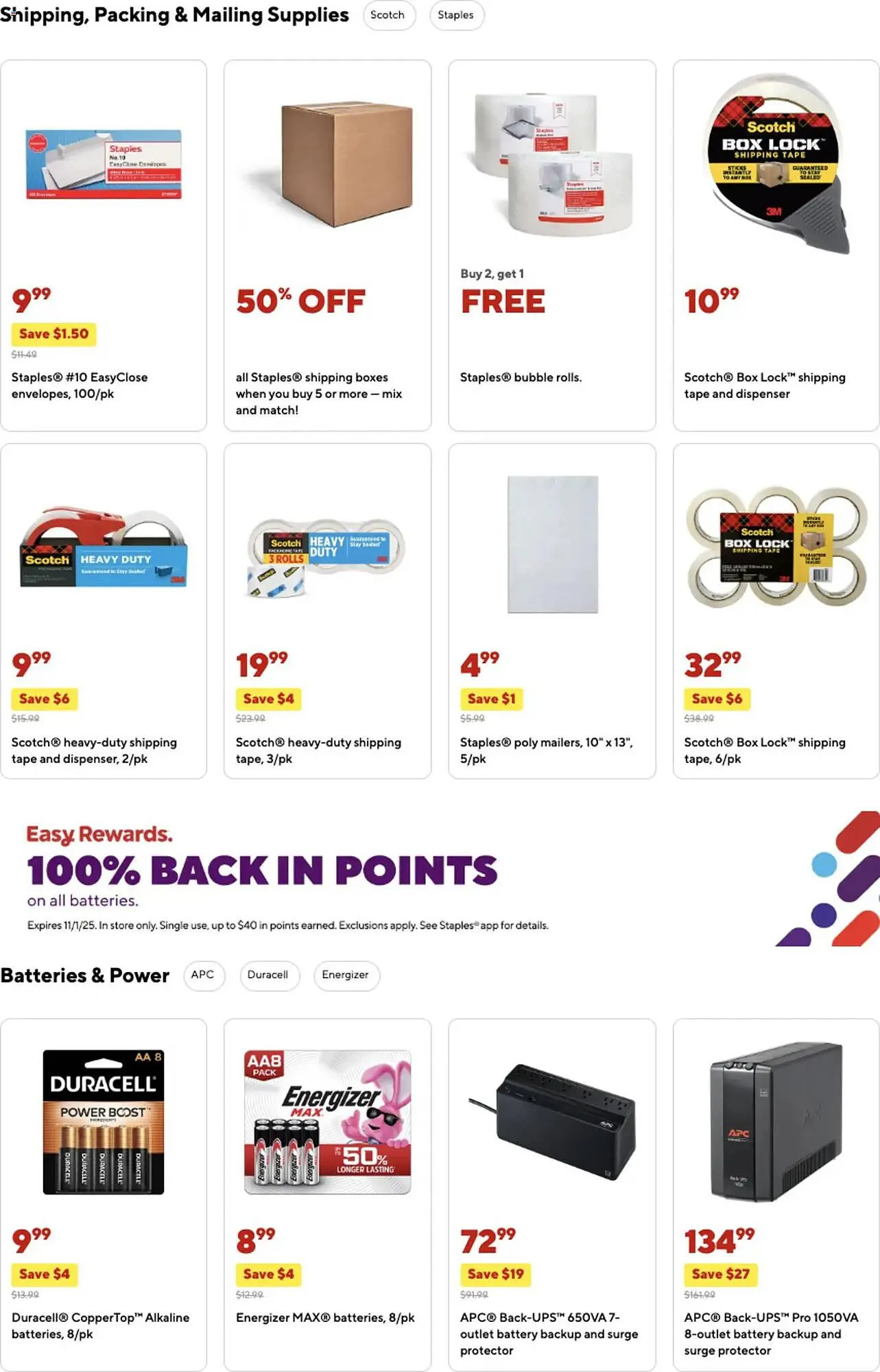 Weekly ad Staples weekly ad from October 26 to November 1 2025 - Page 9