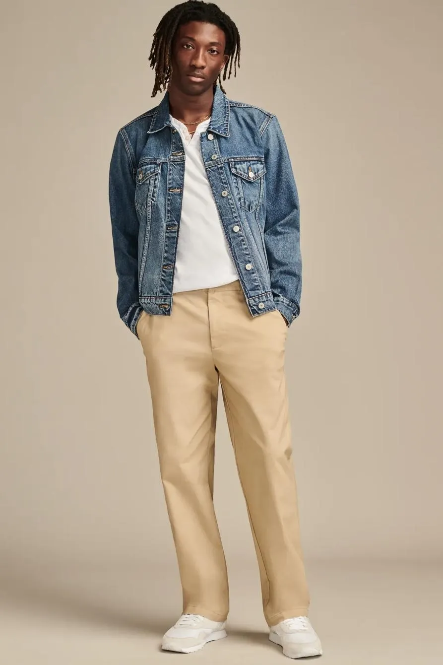 coolmax relaxed straight fit chino pant
