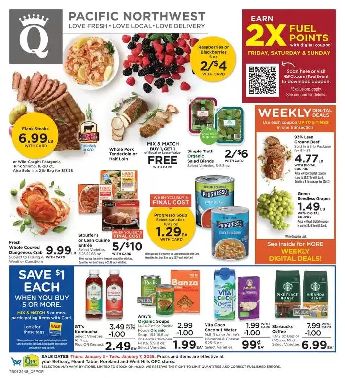 Weekly ad Special offers for you from January 2 to January 7 2025 - Page 1