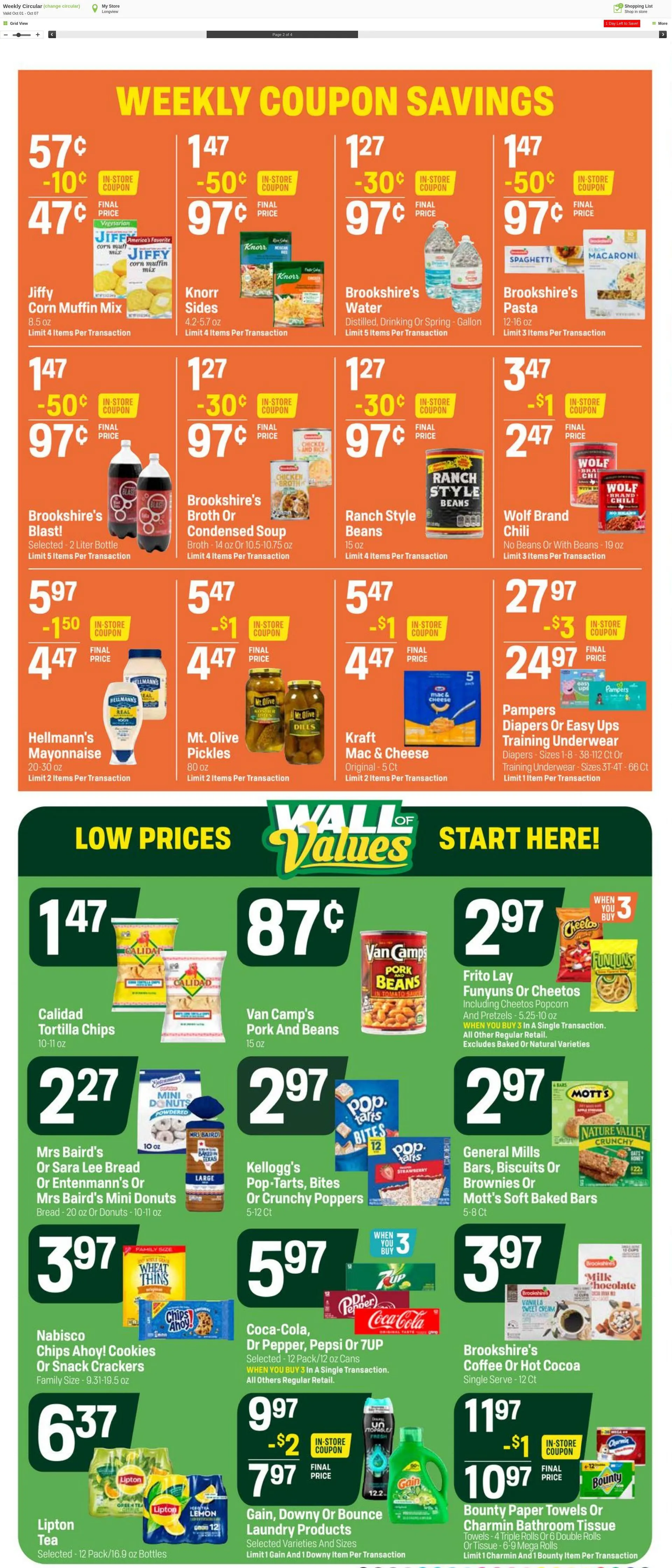 Weekly ad Super1Foods from October 8 to October 14 2025 - Page 2