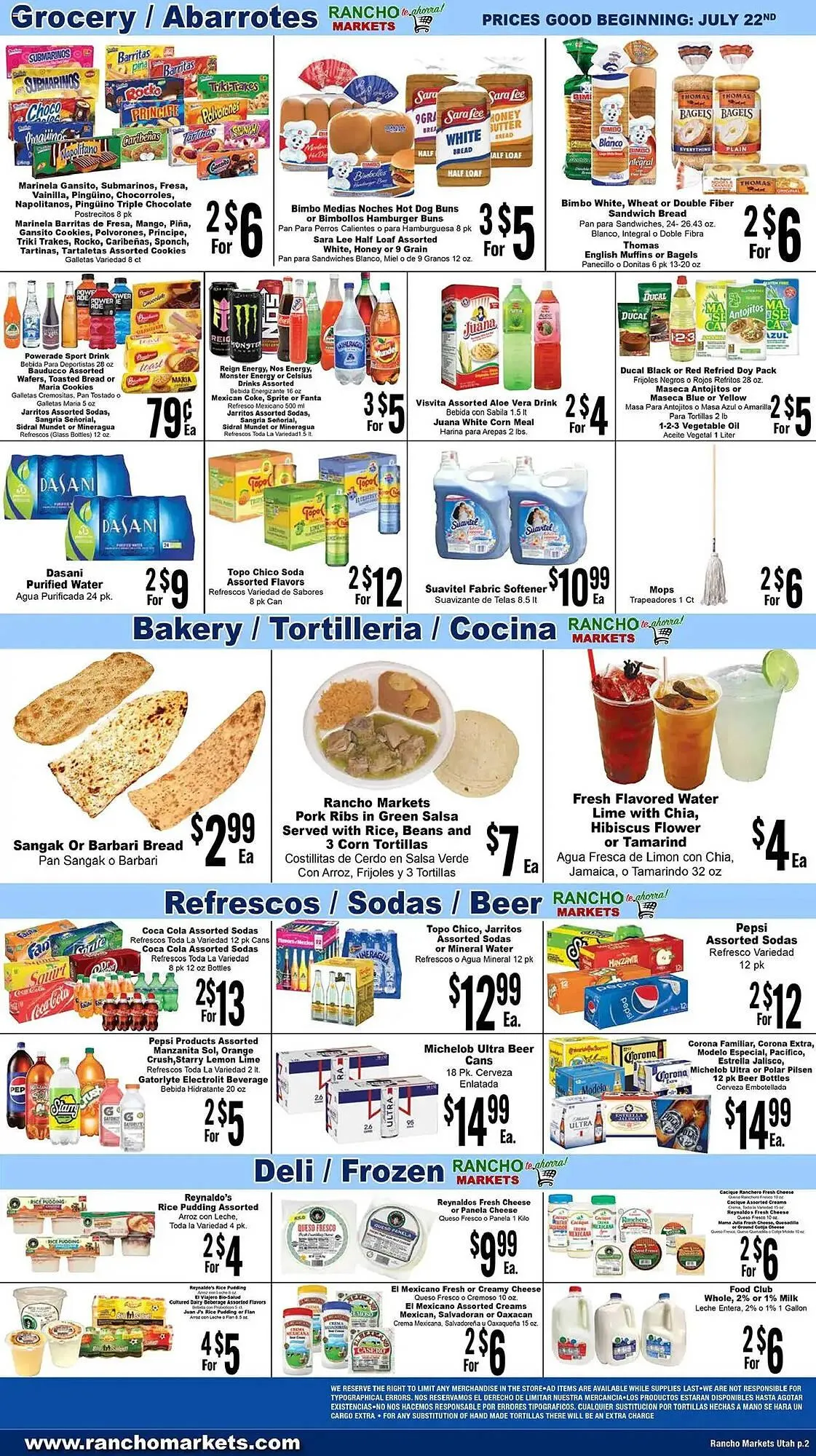 Weekly ad Rancho Markets Weekly Ad from July 22 to July 28 2025 - Page 2