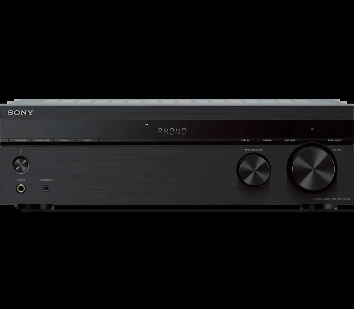 STR-DH190 - 2.0ch Stereo Receiver Phono Input and Bluetooth ยฎ Technology