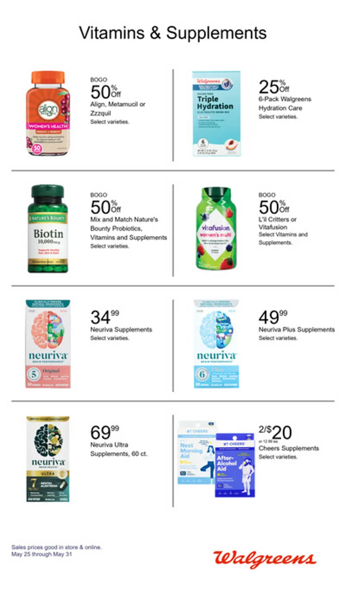 Weekly ad Walgreens Weekly Ad from May 25 to May 31 2025 - Page 10