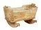 Mid 19th Century Swedish Carved Pine Rocking Cradle, 1840s