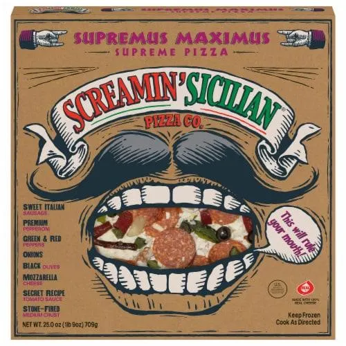 Screamin' Sicilian Supreme Maximus Original Crust Frozen Pizza