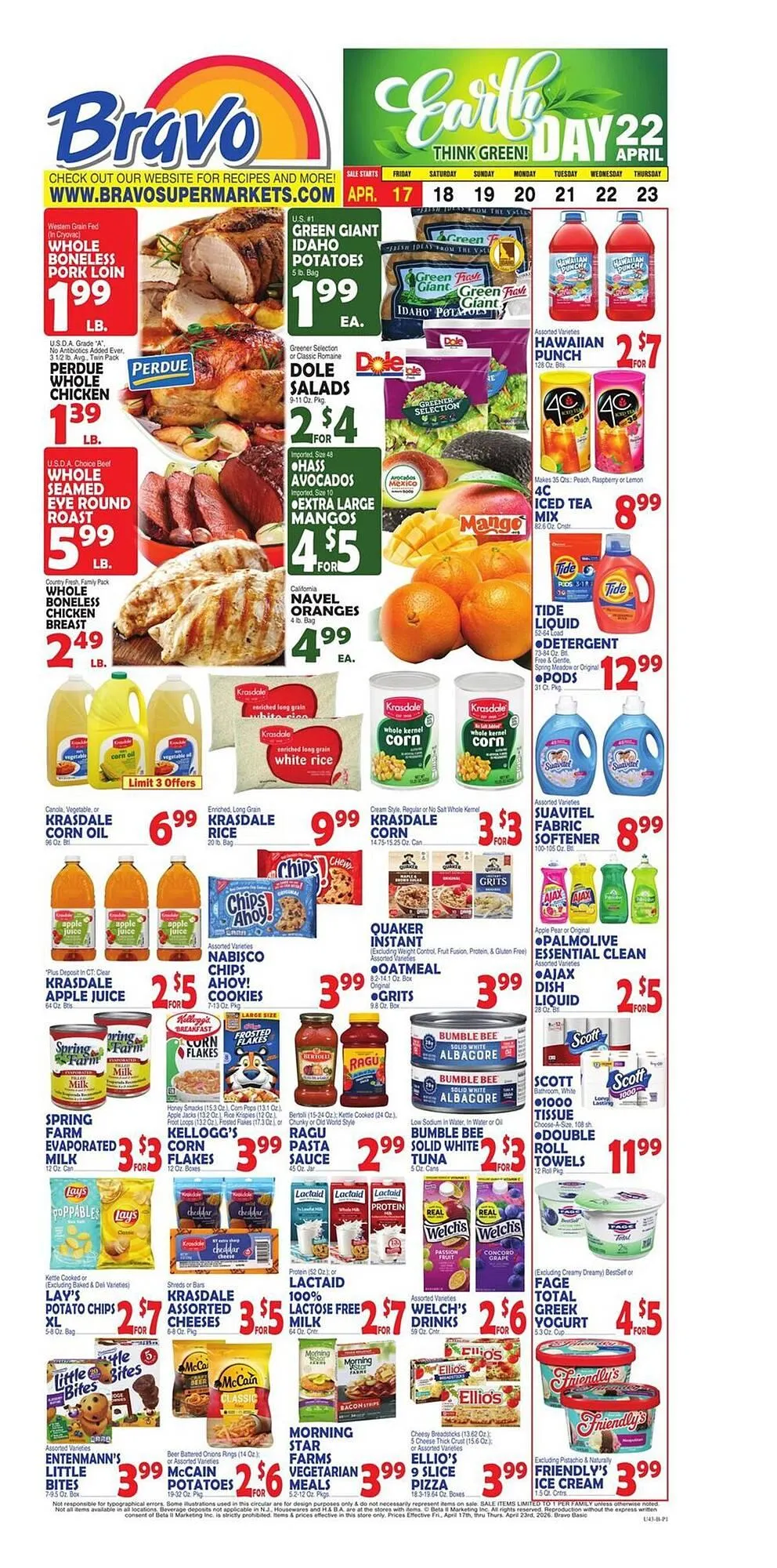 Weekly ad Bravo Supermarkets weekly ad from April 17 to April 23 2026 - Page 1