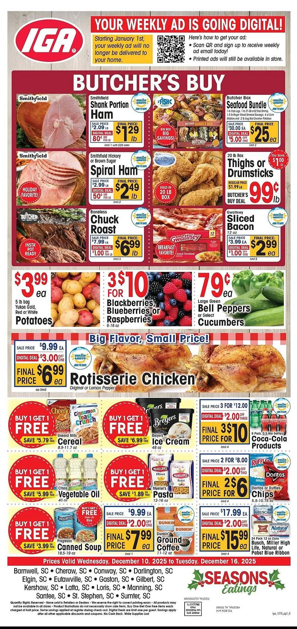 Weekly ad IGA weekly ad from December 10 to December 16 2025 - Page 1