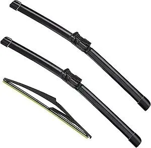 3 Factory Wiper Blades Replacement for Mercedes-Benz GL-Class X166 GL450 GL350 GL550 ML-Class W166 ML350 ML550 ML63 GLE-Class Original Equipment Windshield Wiper Blades 26"+23"+12" (Set of 3) Top Lock