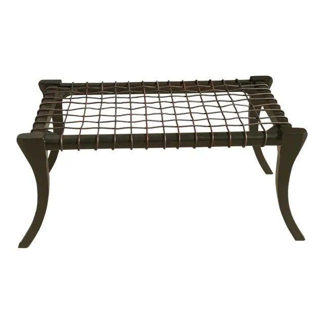 Mid Century Modern Klismos Bench