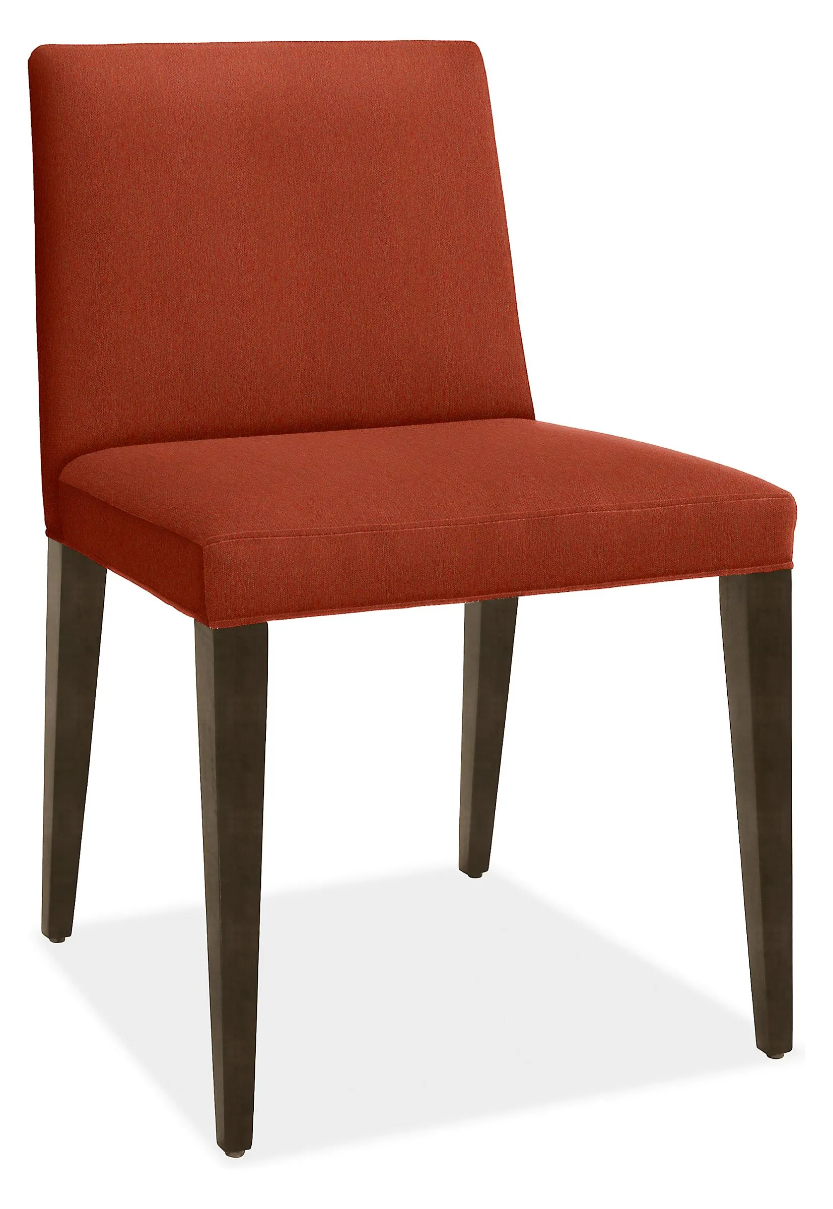Ava Side Chair in Flint Terracotta with Charcoal Legs