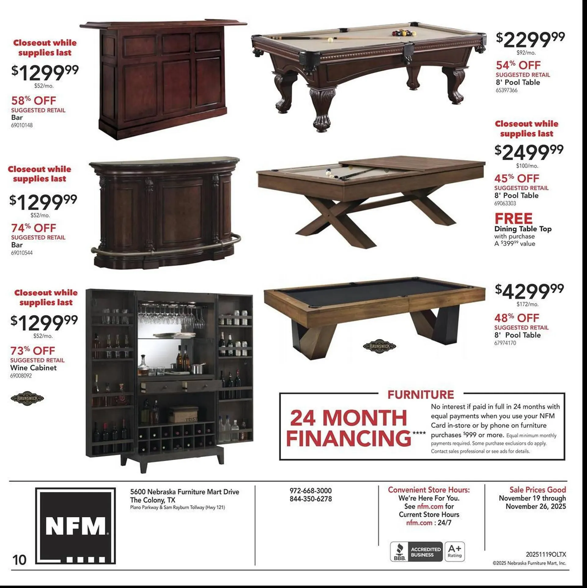 Weekly ad Nebraska Furniture Mart weekly ad from November 19 to November 26 2025 - Page 10
