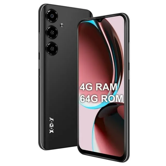 XGODY V50 T-Mobile Unlocked Android Phones, 64GB Smartphones, 6.5" HD Incell Screen Mobile Cellphones, 8-Packing, Black