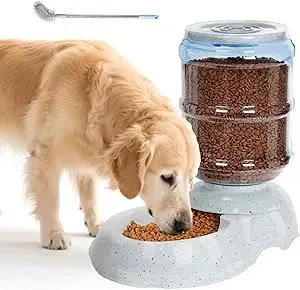 Automatic Dog Feeders,Large Pet Feeder,Gravity Automatic Dog Feeder 3 Gallon—Large Capacity, Thickened Durable.