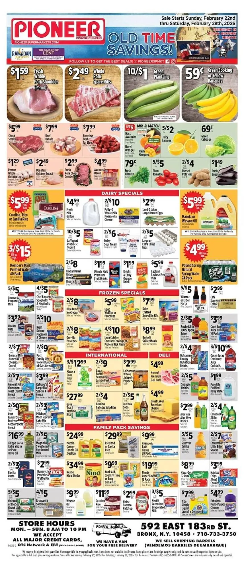 Weekly ad Pioneer Supermarkets weekly ad from February 24 to February 28 2026 - Page 1