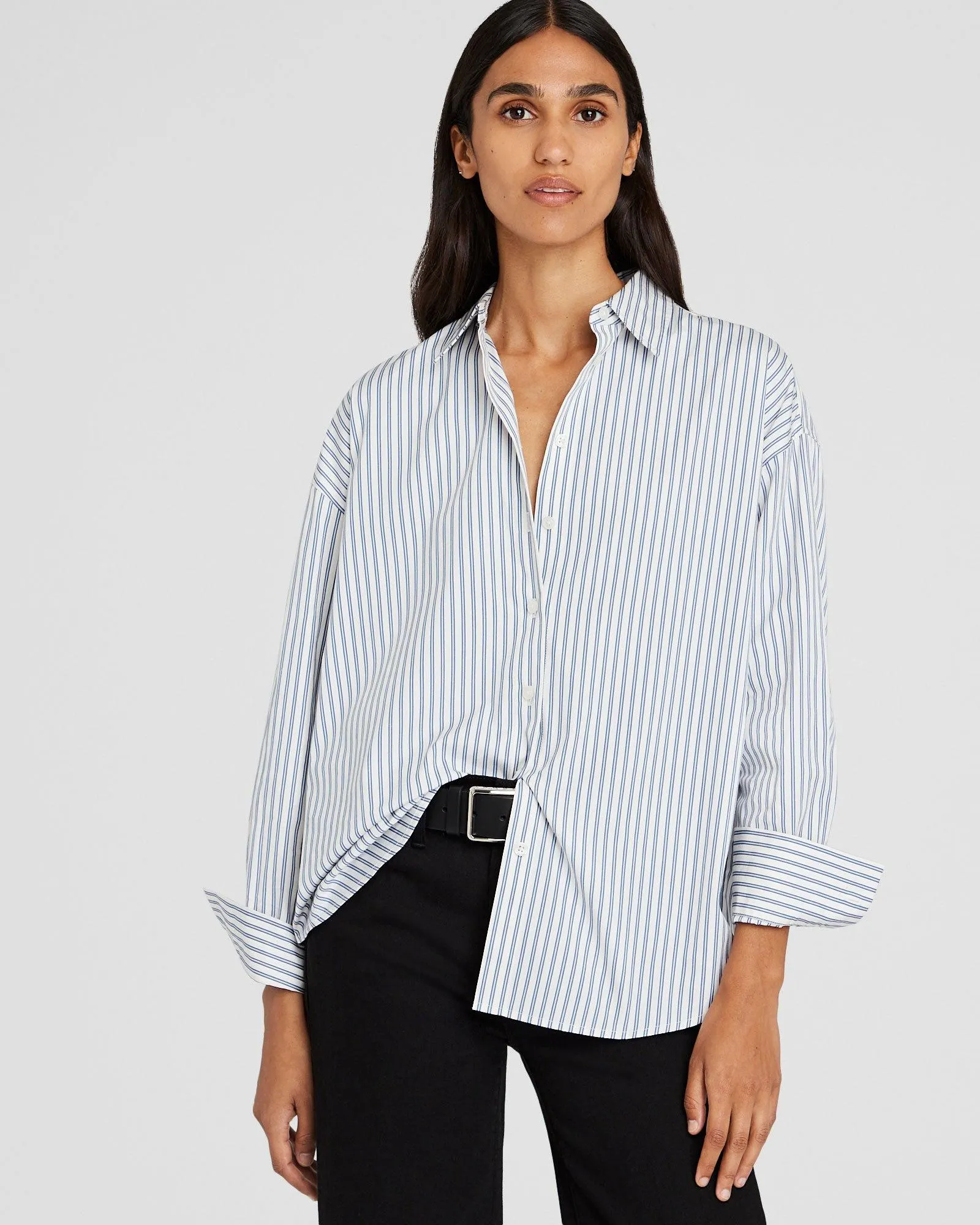 Striped Classic Button-Down Shirt