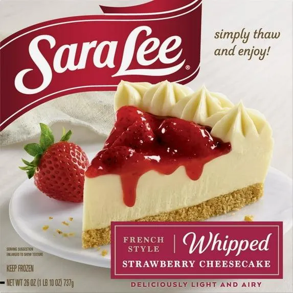 Sara Lee® French Style Cheesecake 7" Strawberry 26oz