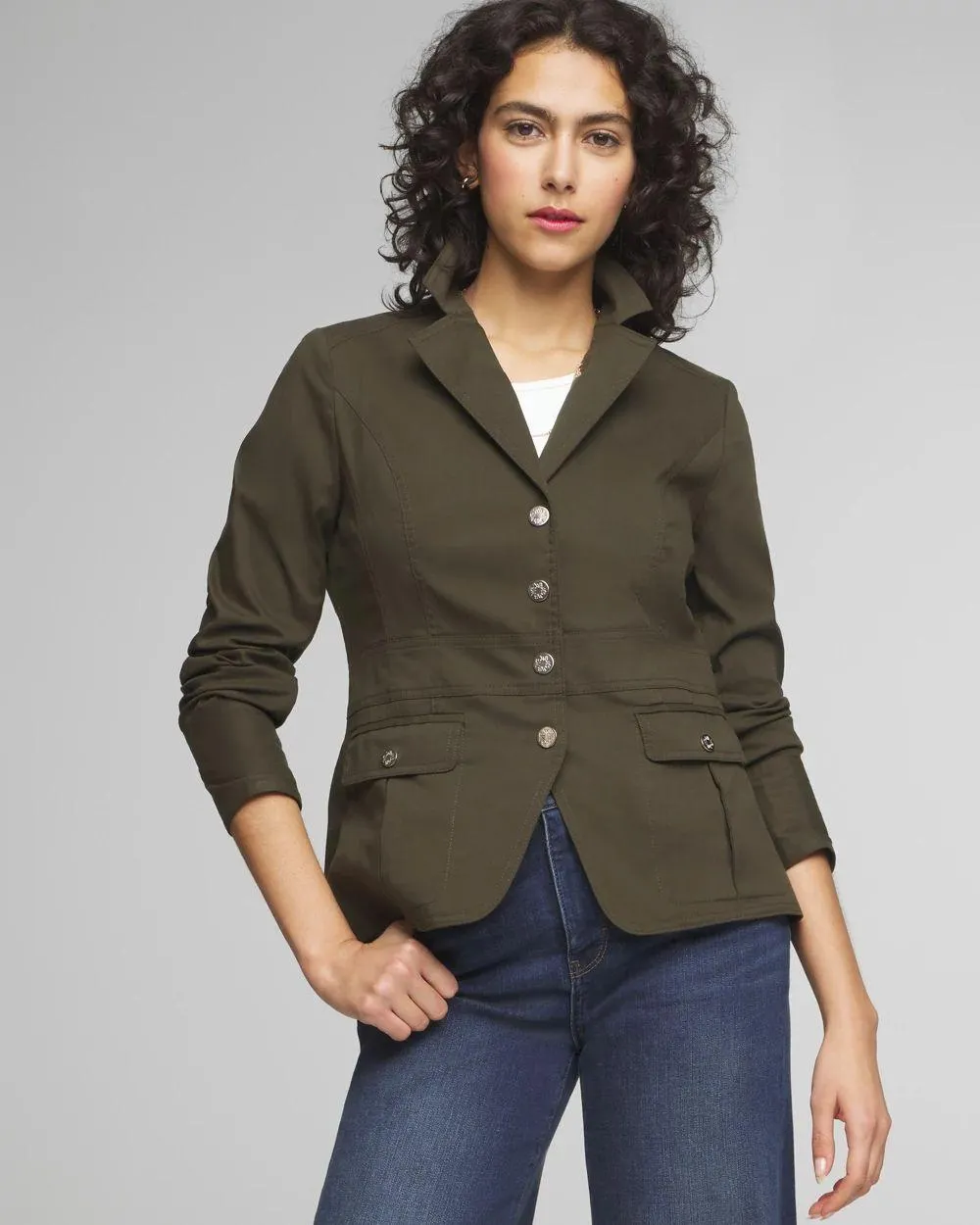 Pleated Back Jacket