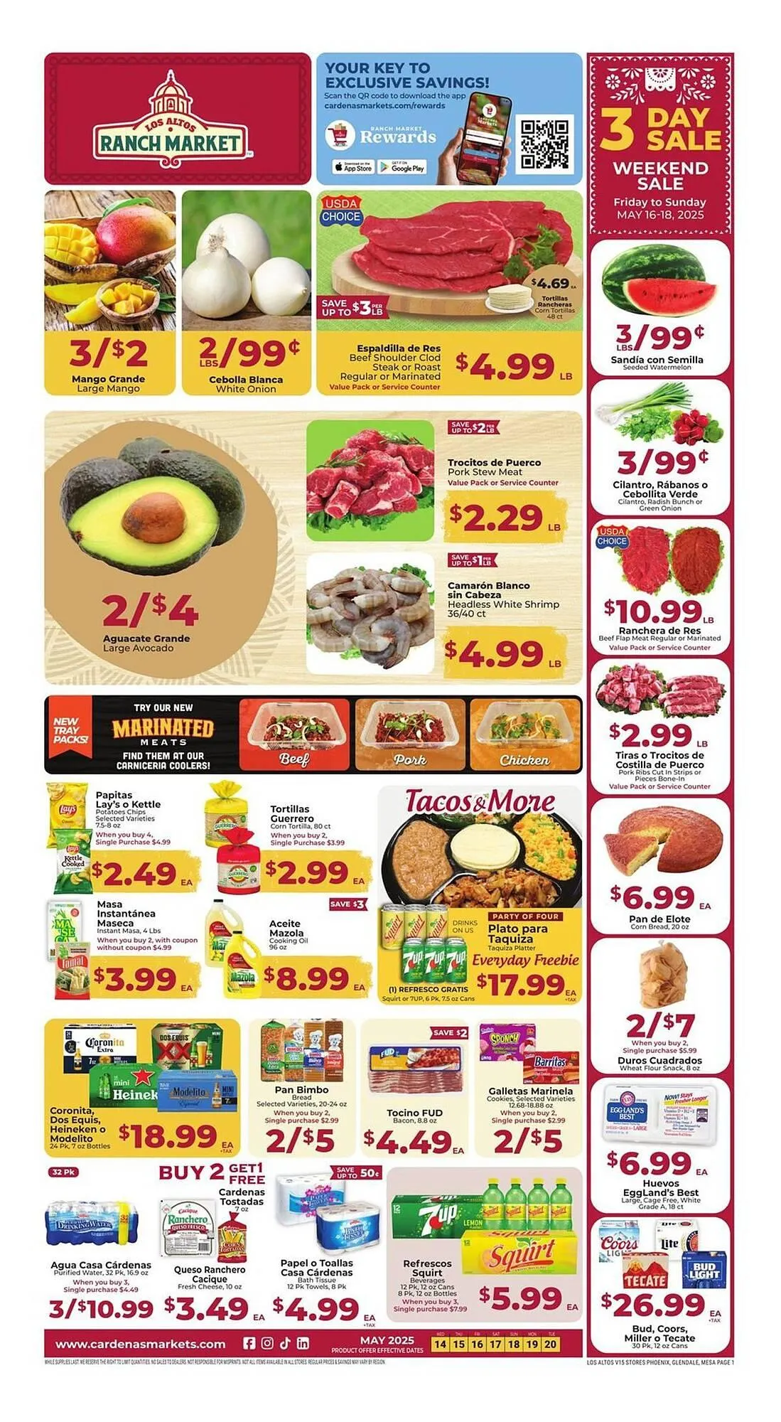 Weekly ad Los Altos Ranch Market Weekly Ad from May 14 to May 20 2025 - Page 1