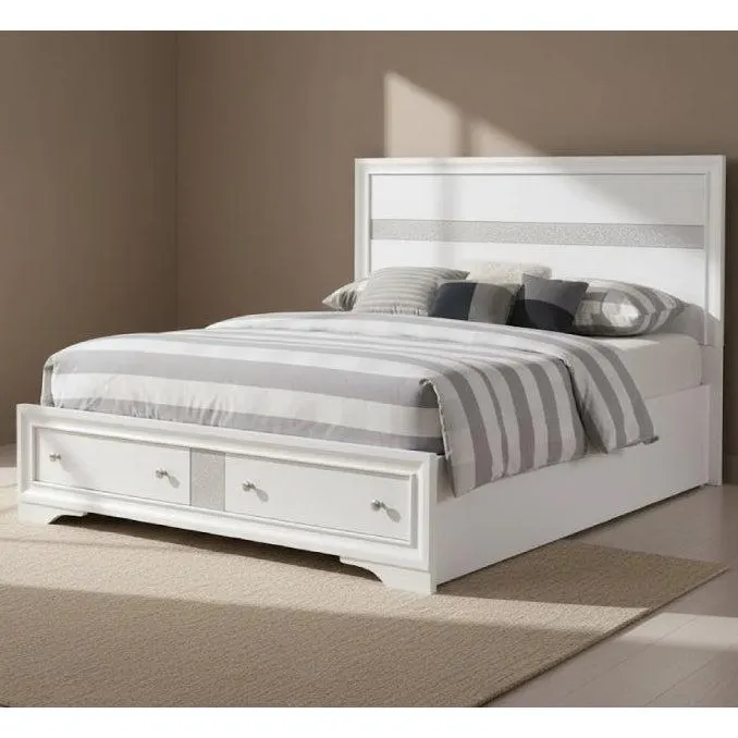 Alfred Queen Bed by Best Home - White