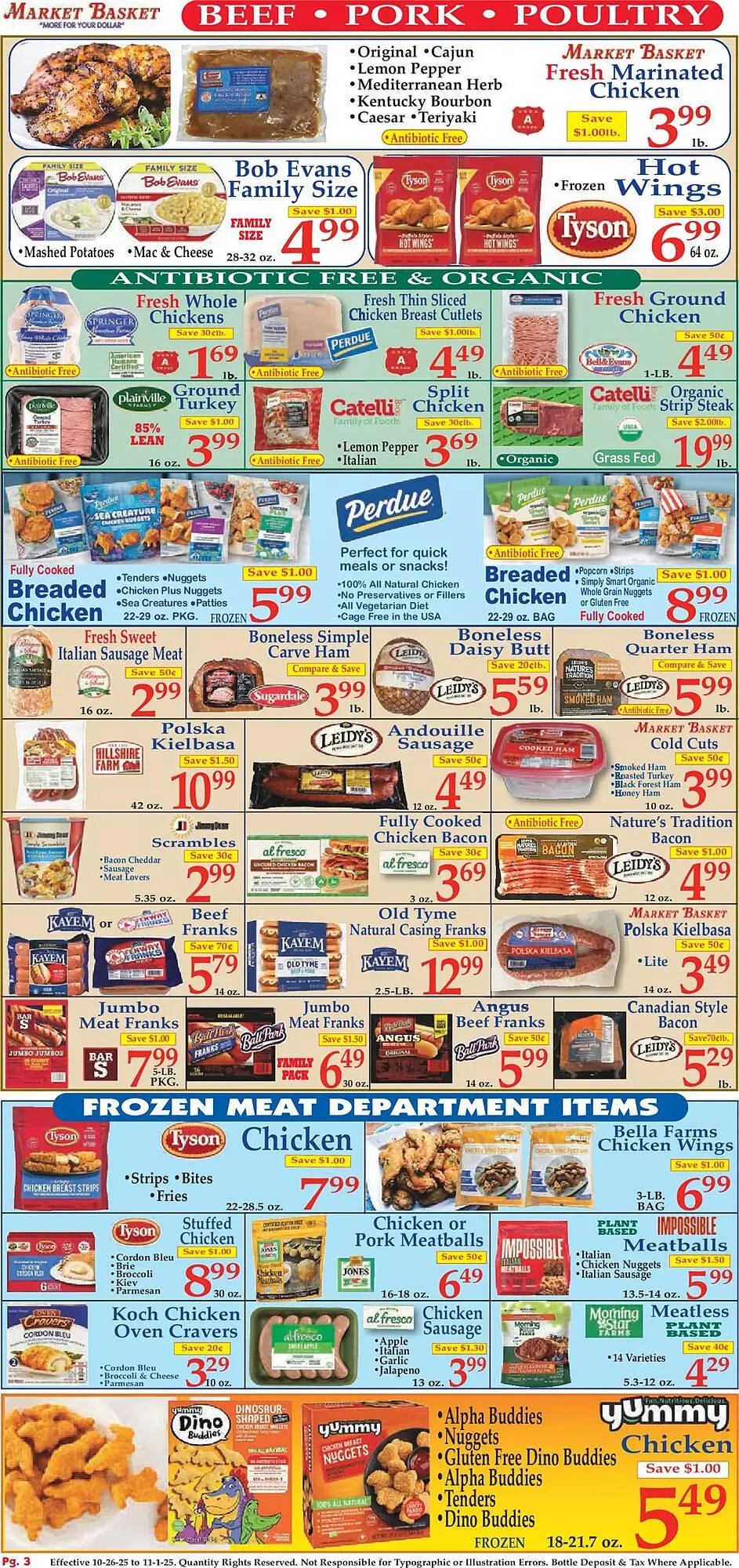 Weekly ad Market Basket weekly ad from October 26 to November 1 2025 - Page 3