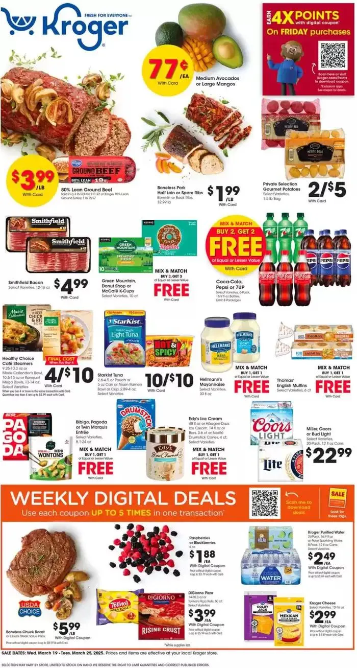 Weekly ad Attractive special offers for everyone from March 19 to March 25 2025 - Page 1
