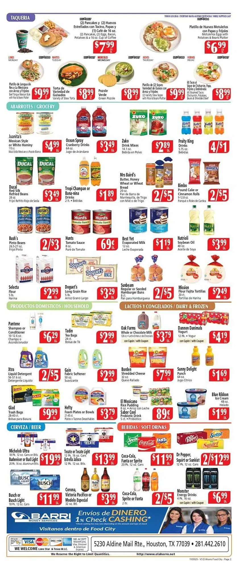 Weekly ad El Ahorro weekly ad from November 5 to November 11 2025 - Page 2