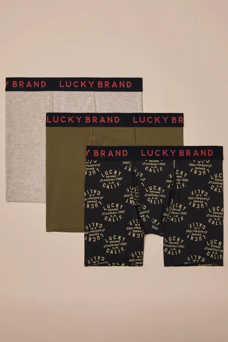 3 pack stretch boxer briefs