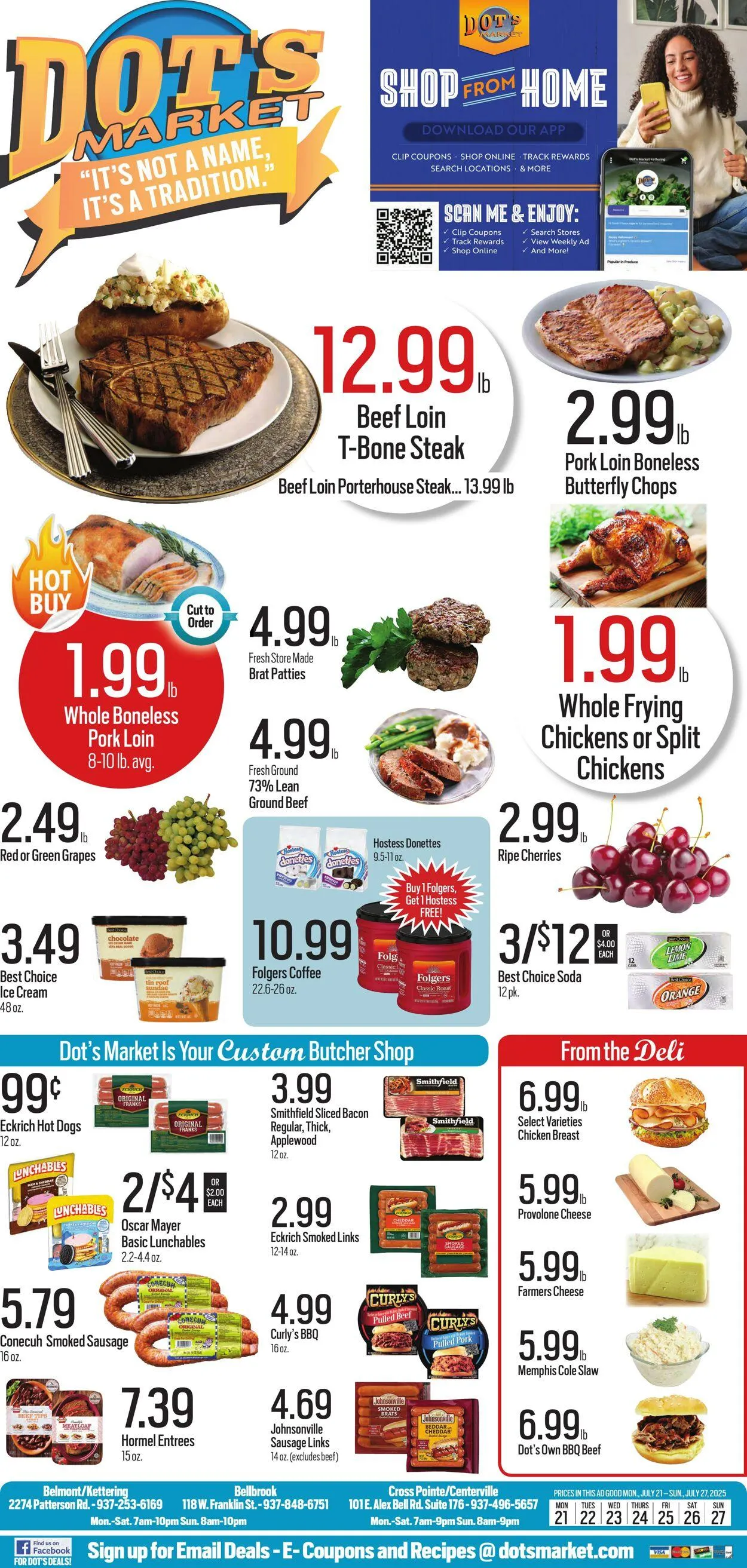 Weekly ad Dot's Market from July 21 to August 4 2025 - Page 1