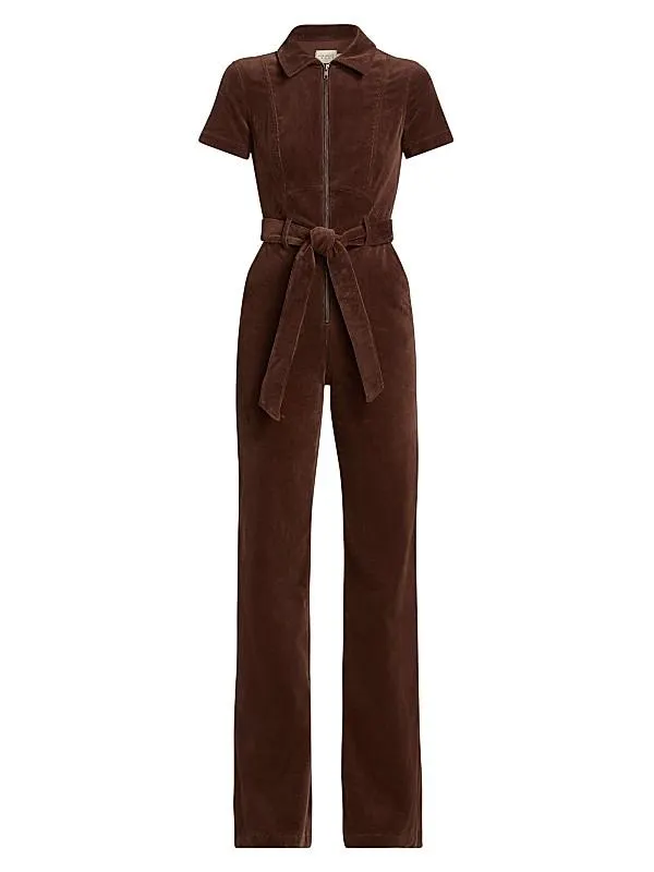 Gorgeous Corduroy Wide-Leg Jumpsuit