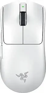 Razer Viper V3 Pro Wireless Esports Gaming Mouse: Symmetrical - 55g Lightweight - 8K Polling - 35K DPI Optical Sensor - Gen3 Optical Switches - 8 Programmable Buttons - 95 Hr Battery - White