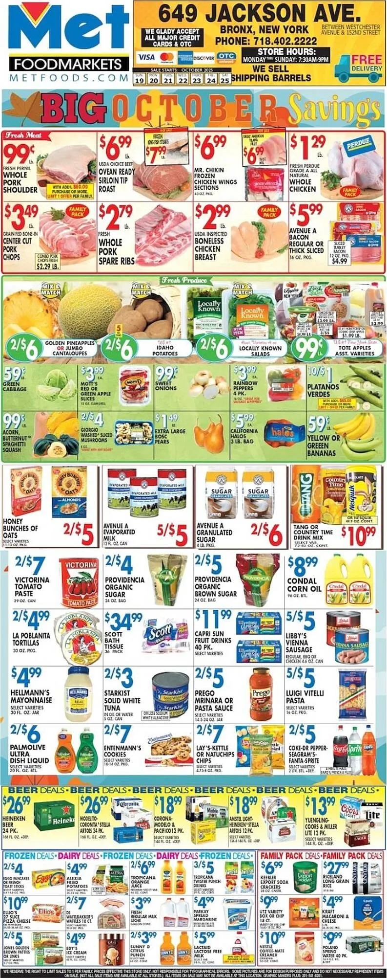Weekly ad Met Foodmarkets weekly ad from October 19 to October 25 2025 - Page 1