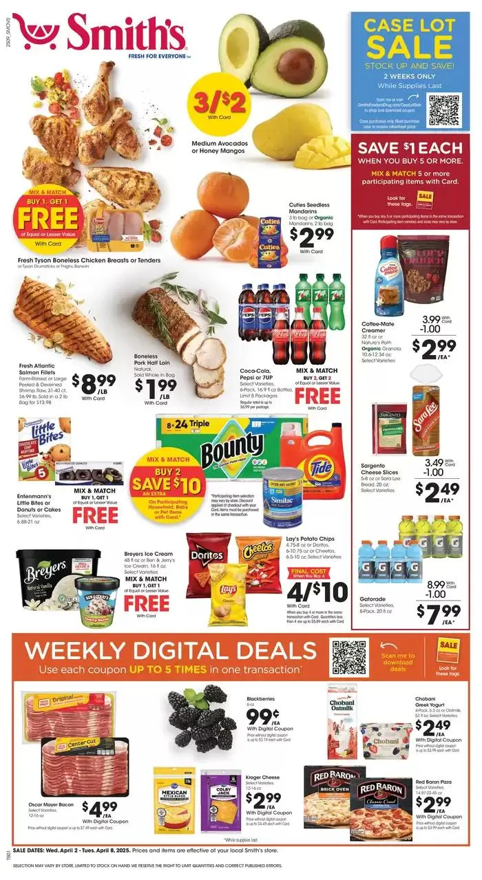 Weekly ad Top deals and discounts from April 2 to April 8 2025 - Page 1