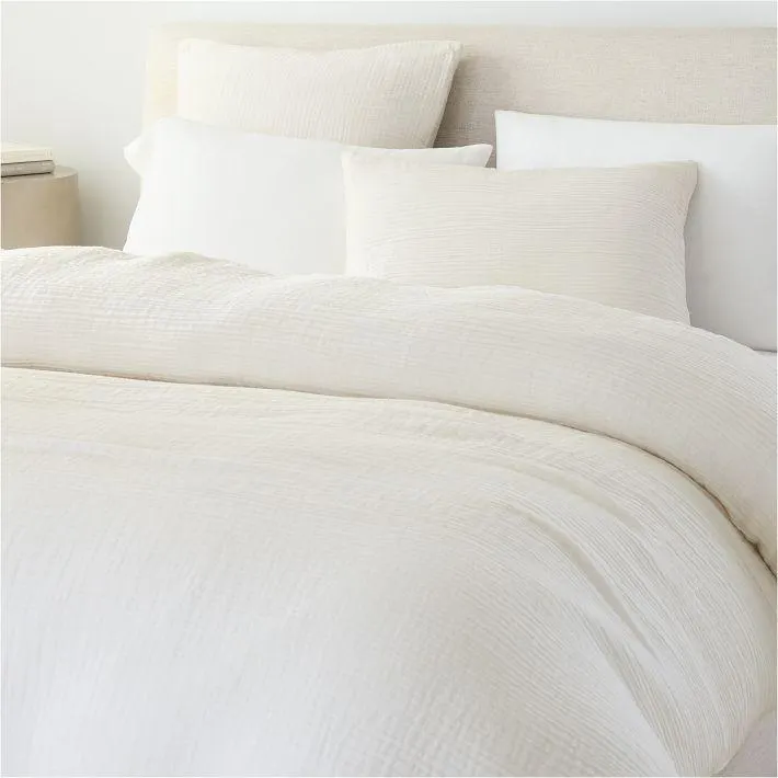 Dreamy Gauze Cotton Duvet Cover & Shams