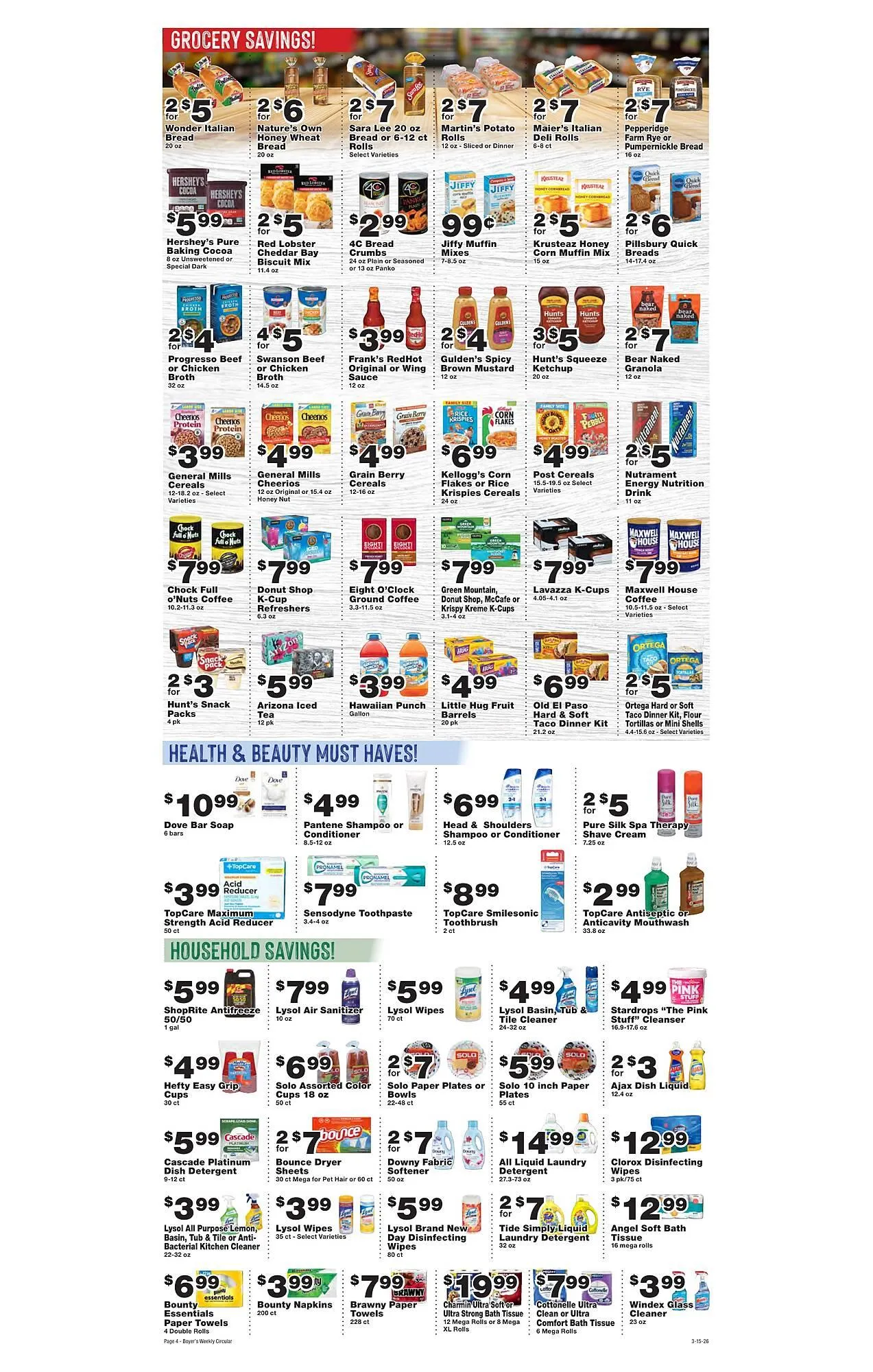 Weekly ad Boyer's Food Markets weekly ad from March 15 to March 21 2026 - Page 4